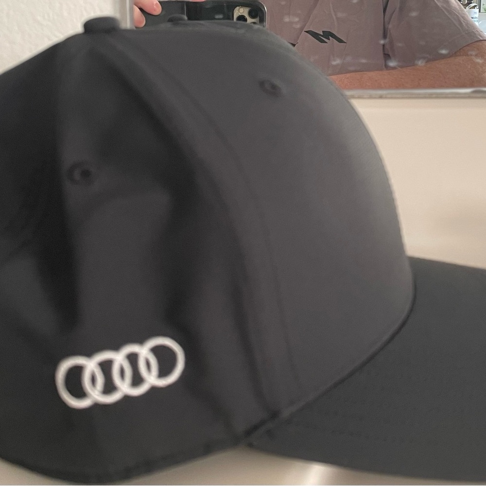 BNWT Unisex Adidas Audi Black Cap